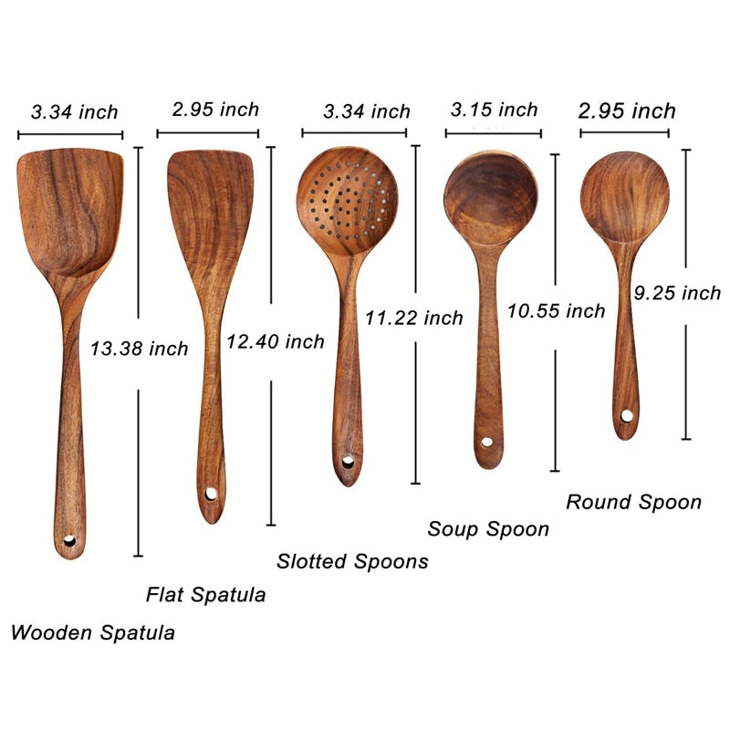 YEK NATURAL WOOD COOKING SKIMMER KIT - Kitchen & Dining image 19