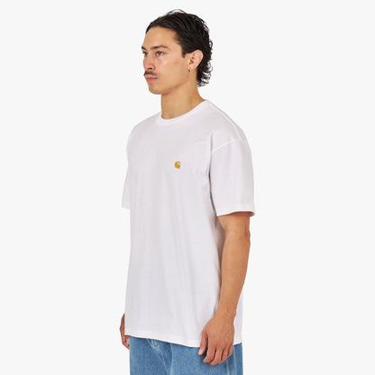 Carhartt WIP Chase T-shirt White / Gold - Misc image 2