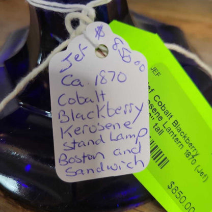 Cobalt Blackberry Kerosene Lantern 1870 (Jef) - Misc image 7