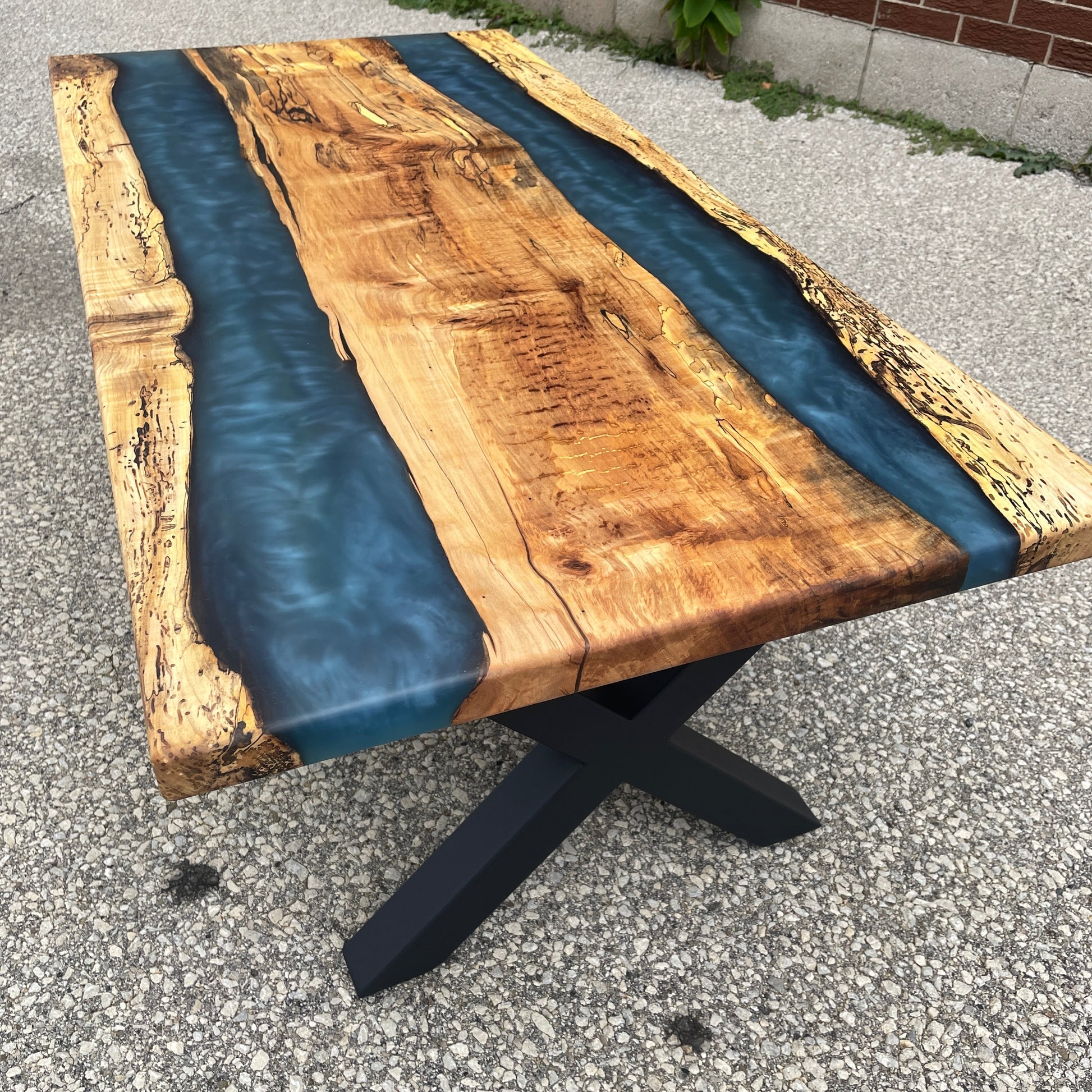 Spalted Maple River Coffee Table - Furniture image 3