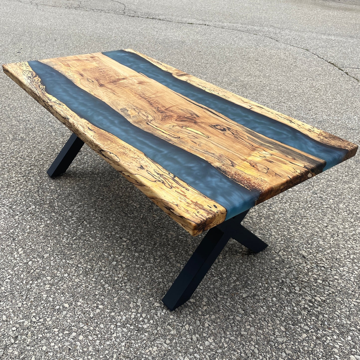 Spalted Maple River Coffee Table - Furniture image 4