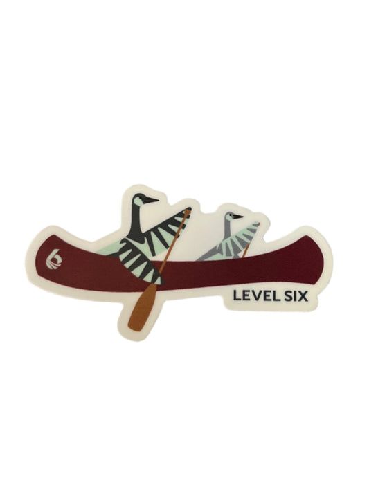 Level Six Canoe Geese Sticker - Misc image 1