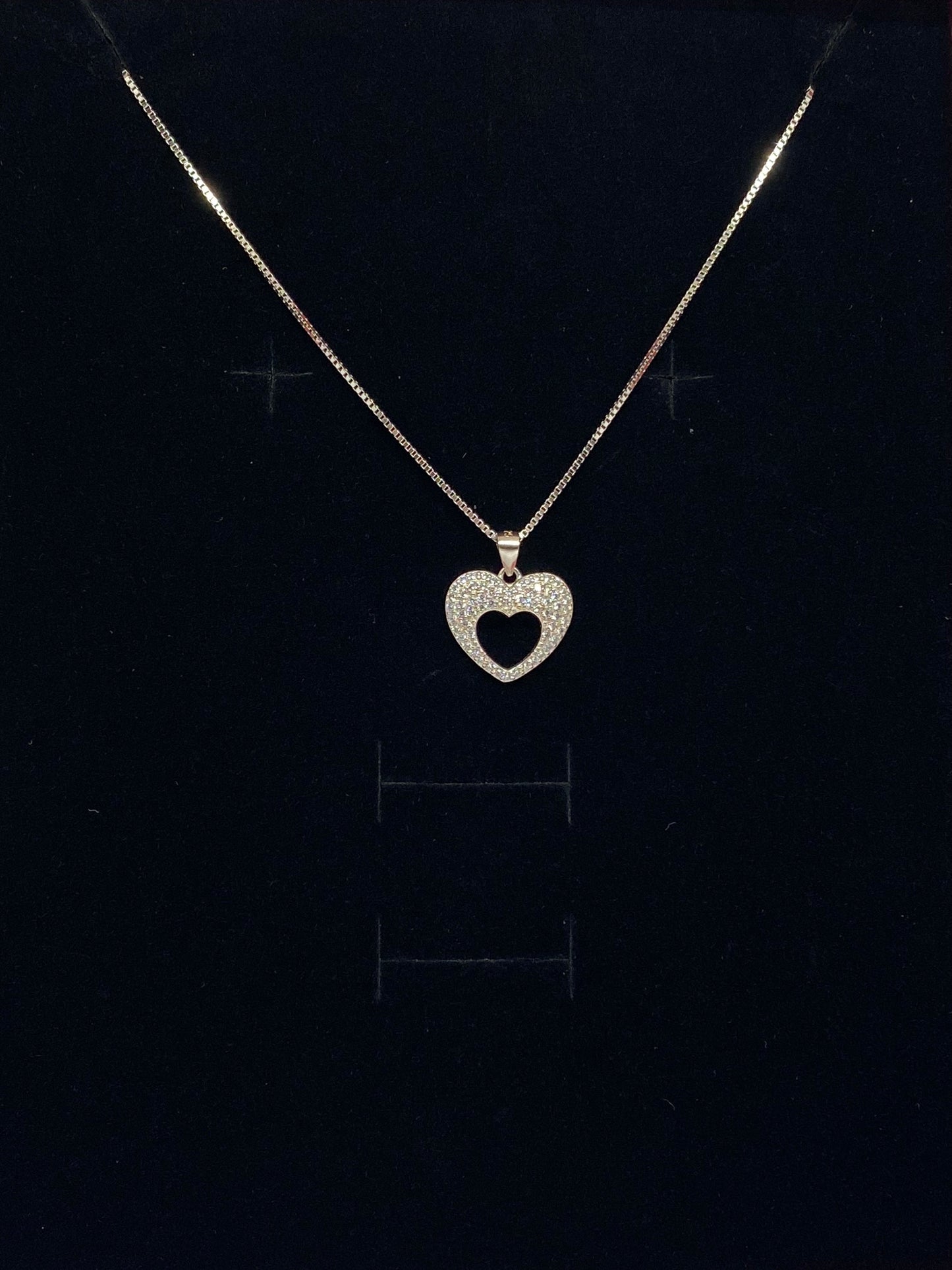 Sterling Silver Heart Necklace - Jewelry image 1