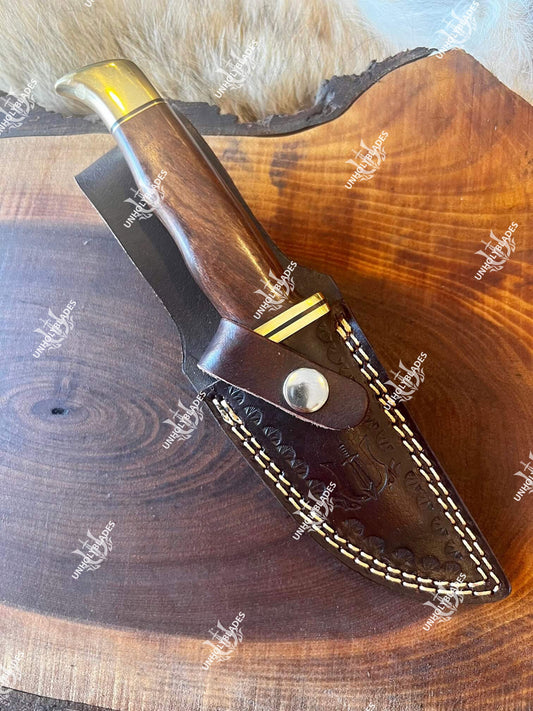 8 inch Hunting Knife With Rosewood - Apparel image 1