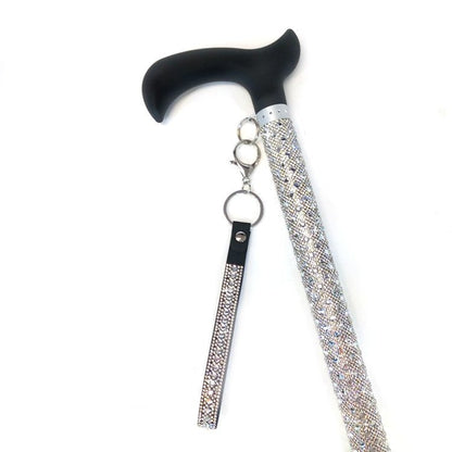 Jacqueline Kent Fancy Walking Cane - Rhinestone Encrusted - Accessories image 1