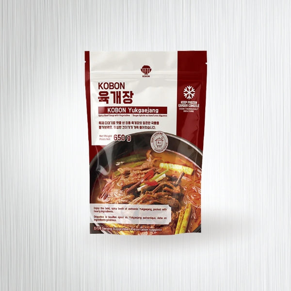 KB-004 : 육개장 : 25/650g : FZN SPICY BEEF SOUP WITH VEGGIE - Misc image 1