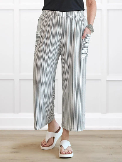 Kala striped lounge capri pant - Misc image 1