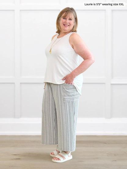 Kala striped lounge capri pant - Misc image 4