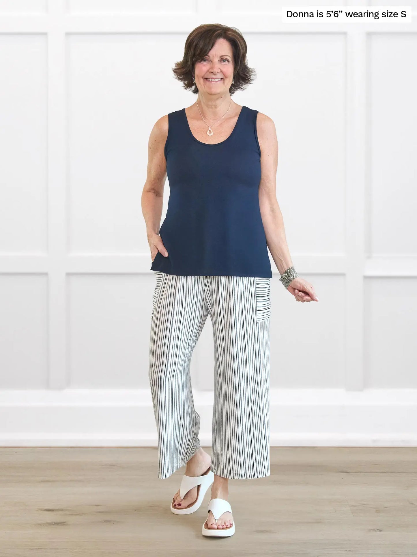 Kala striped lounge capri pant - Misc image 5