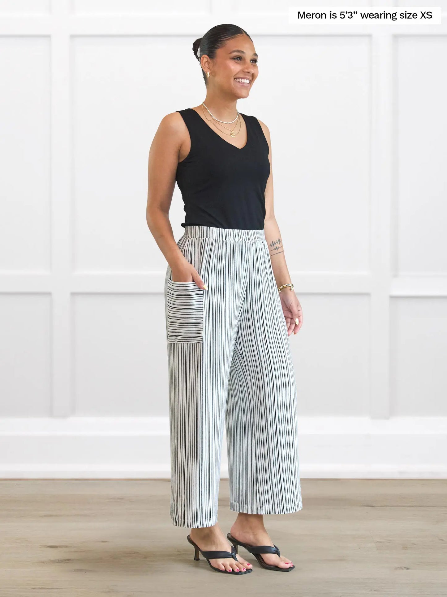 Kala striped lounge capri pant - Misc image 10