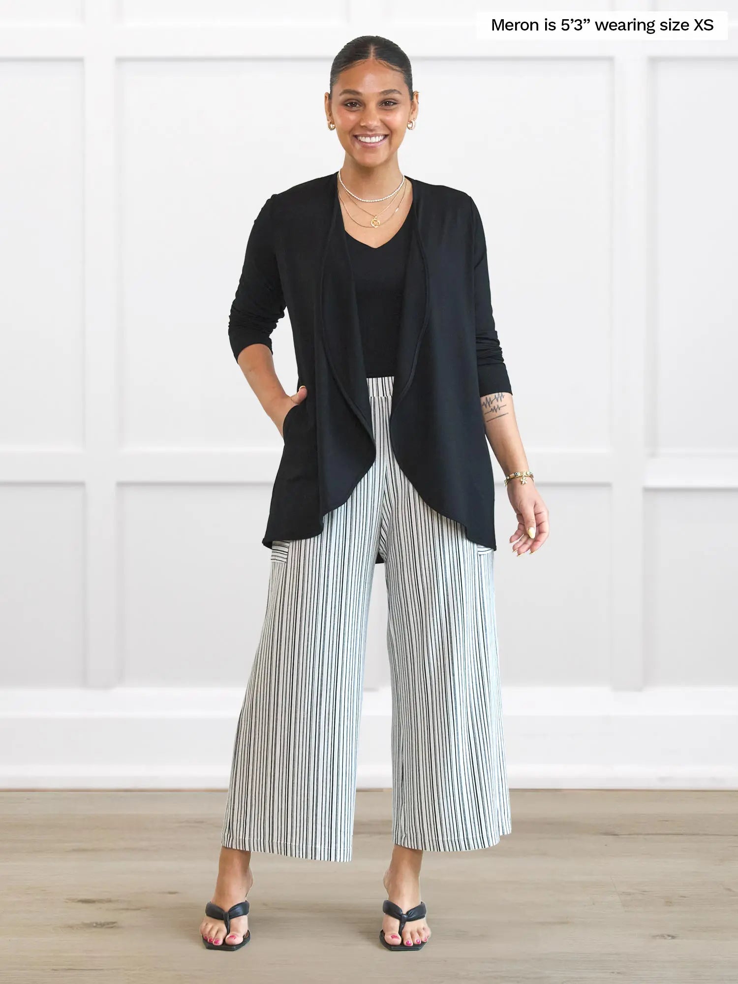Kala striped lounge capri pant - Misc image 9