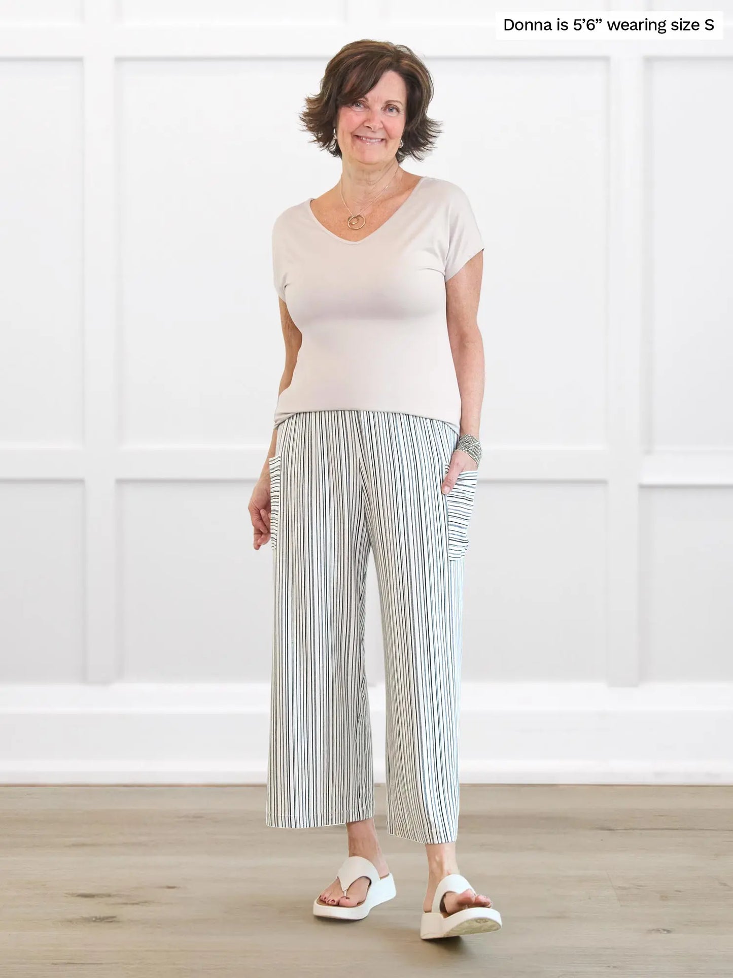Kala striped lounge capri pant - Misc image 6