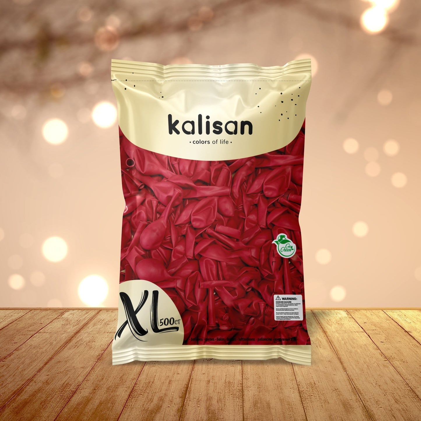 12" Kalisan Latex Balloons Mirror Gold - XL SuperSize Bag Count (250 Per Bag) - Misc image 5