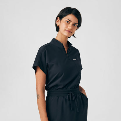 LD607 Landau Forward Scrub Quarter Zip Dress (XS - 3XL) - Furniture image 2