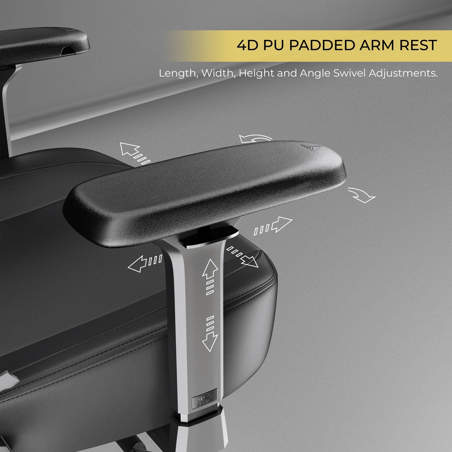 Lord of the Rings (Black Edition) Gaming Chair - Furniture image 11