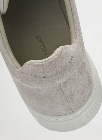 PETER MILLAR Women's Vantage Lite Suede Sneaker - PEARL GREY - Misc image 3