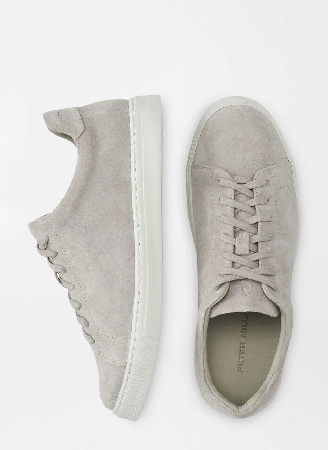 PETER MILLAR Women's Vantage Lite Suede Sneaker - PEARL GREY - Misc image 2