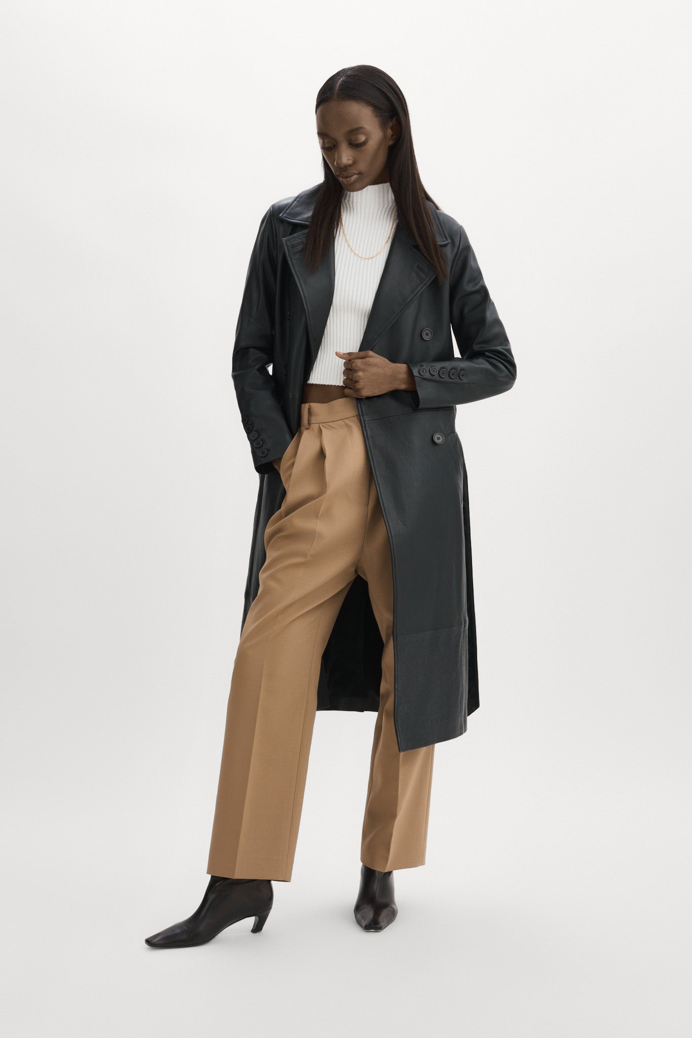 ERMA | Leather Trench Coat - Misc image 2