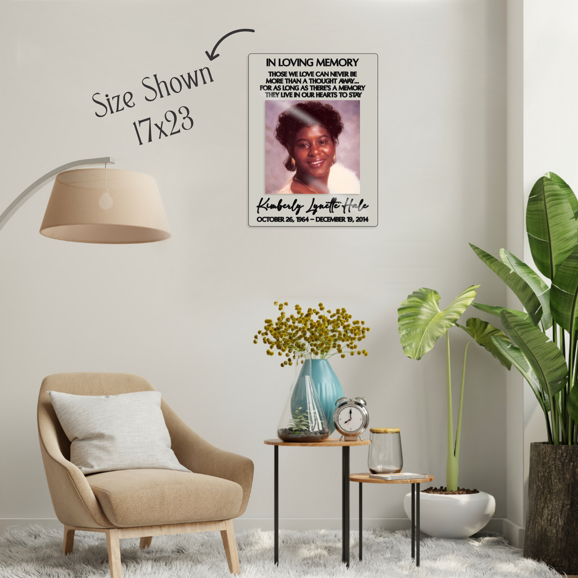 In Loving Memory Photo  Acrylic Plaque - Accessories image 4