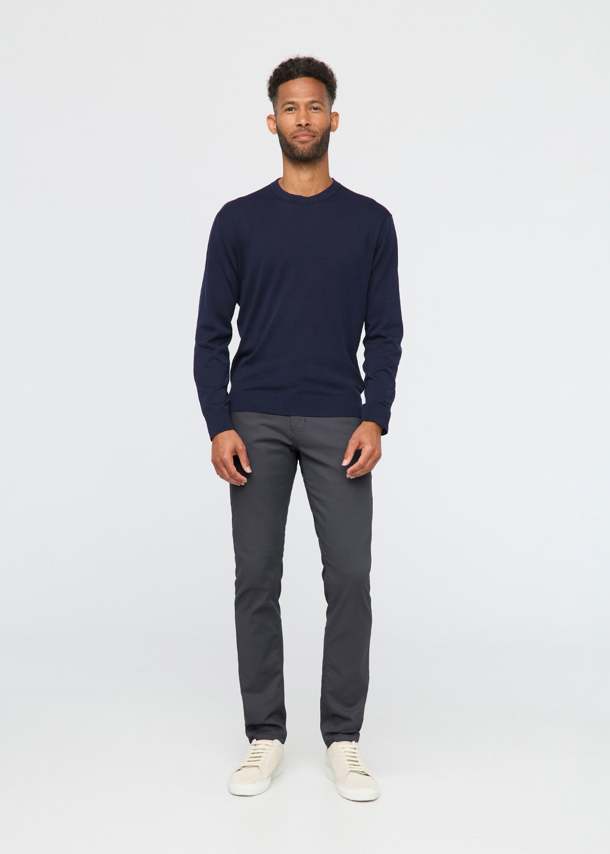 NuStretch Slim Straight Trouser - Charcoal - Misc image 1