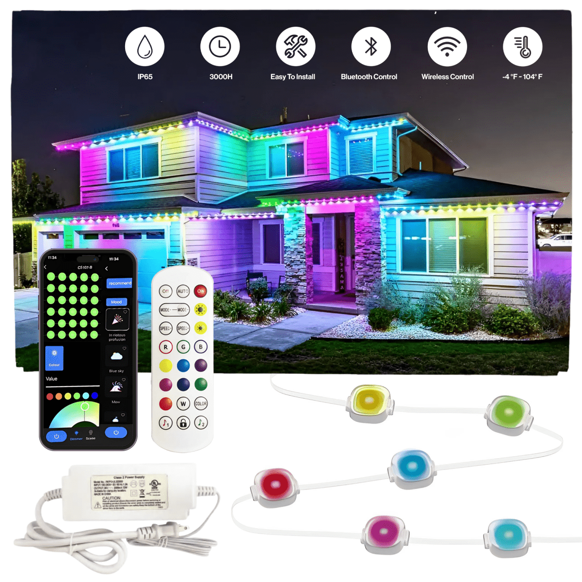 Permanent LED RGB Outdoor Light - Misc image 1