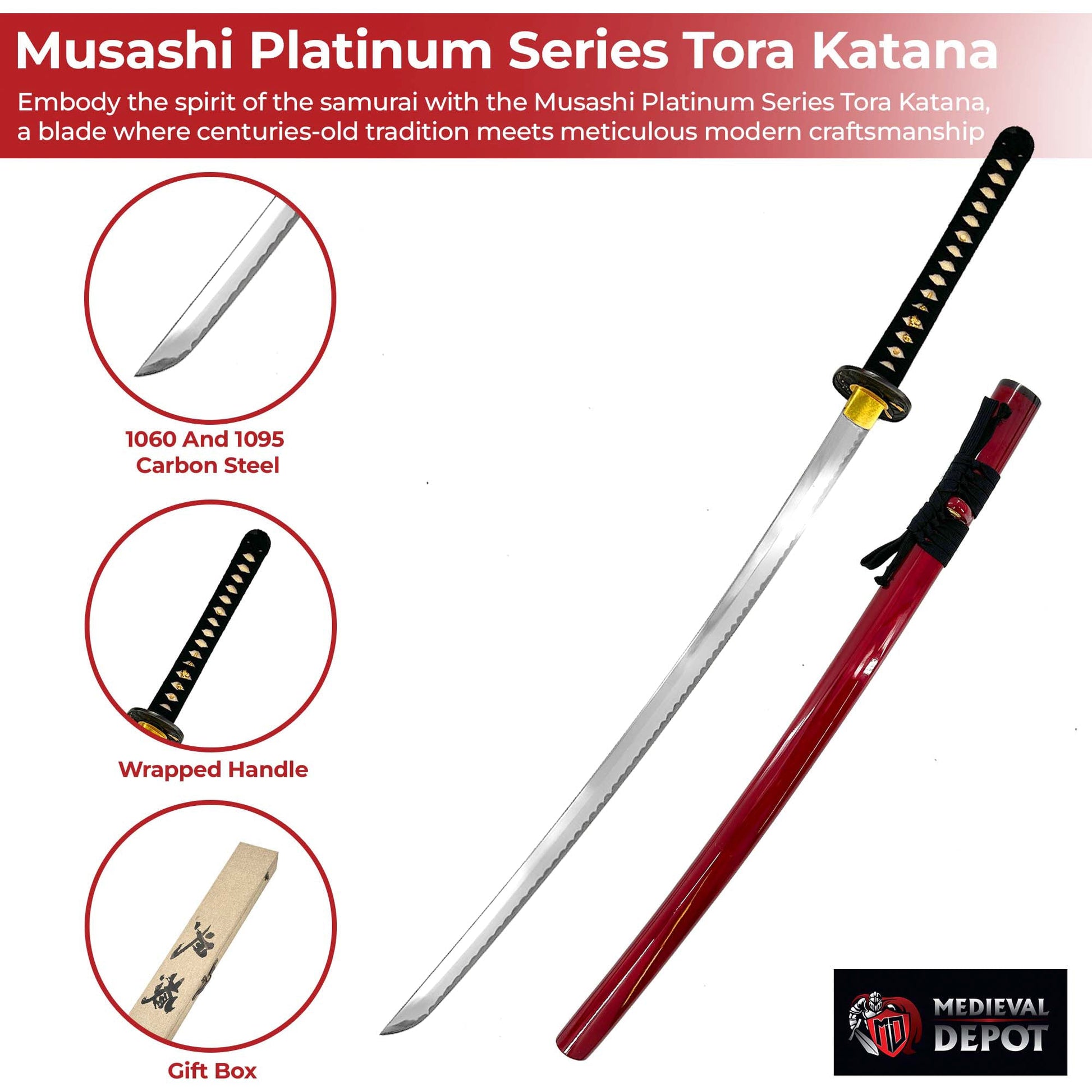 Musashi Premium Tora Katana - Accessories image 3