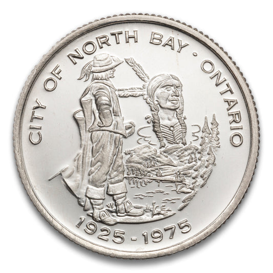 North Bay, ON Silver trade dollar 1975 - Misc image 1