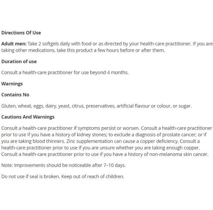 New Roots Prostate Perform 90 Softgels - Misc image 3