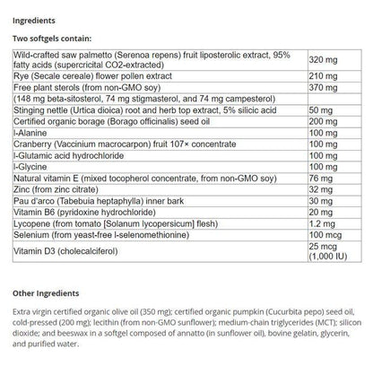 New Roots Prostate Perform 90 Softgels - Misc image 2