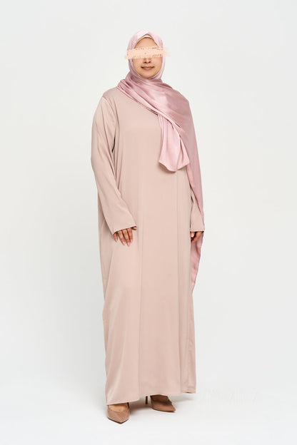 Nura Satin Abaya Set - Sandstone - Misc image 10