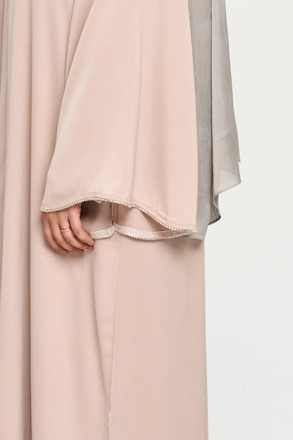 Nura Satin Abaya Set - Sandstone - Misc image 9
