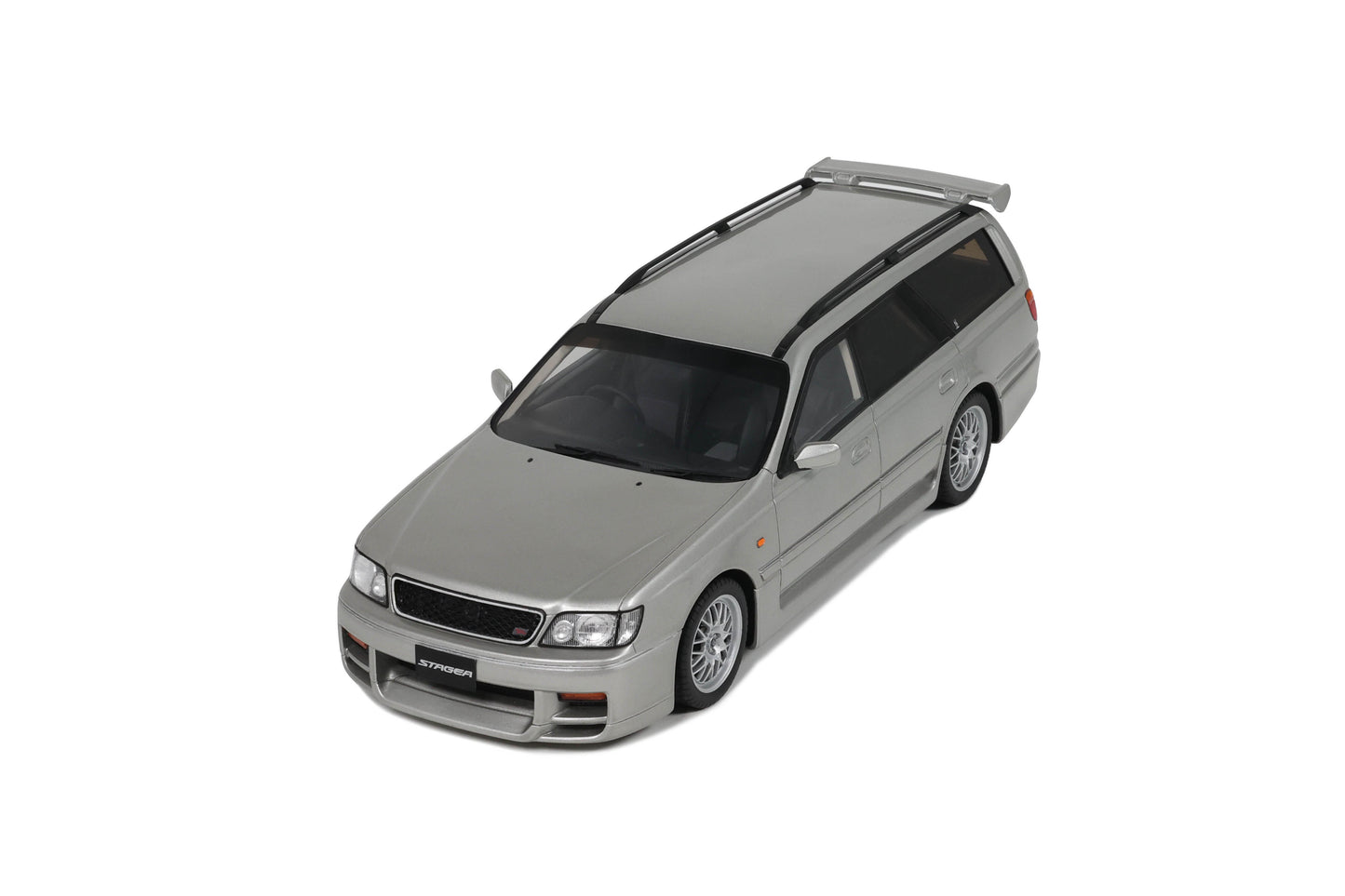 OttOmobile - Nissan Stagea Autech Version 260RS (Sonic Silver) 1:18 Scale Model Car - Jewelry image 6