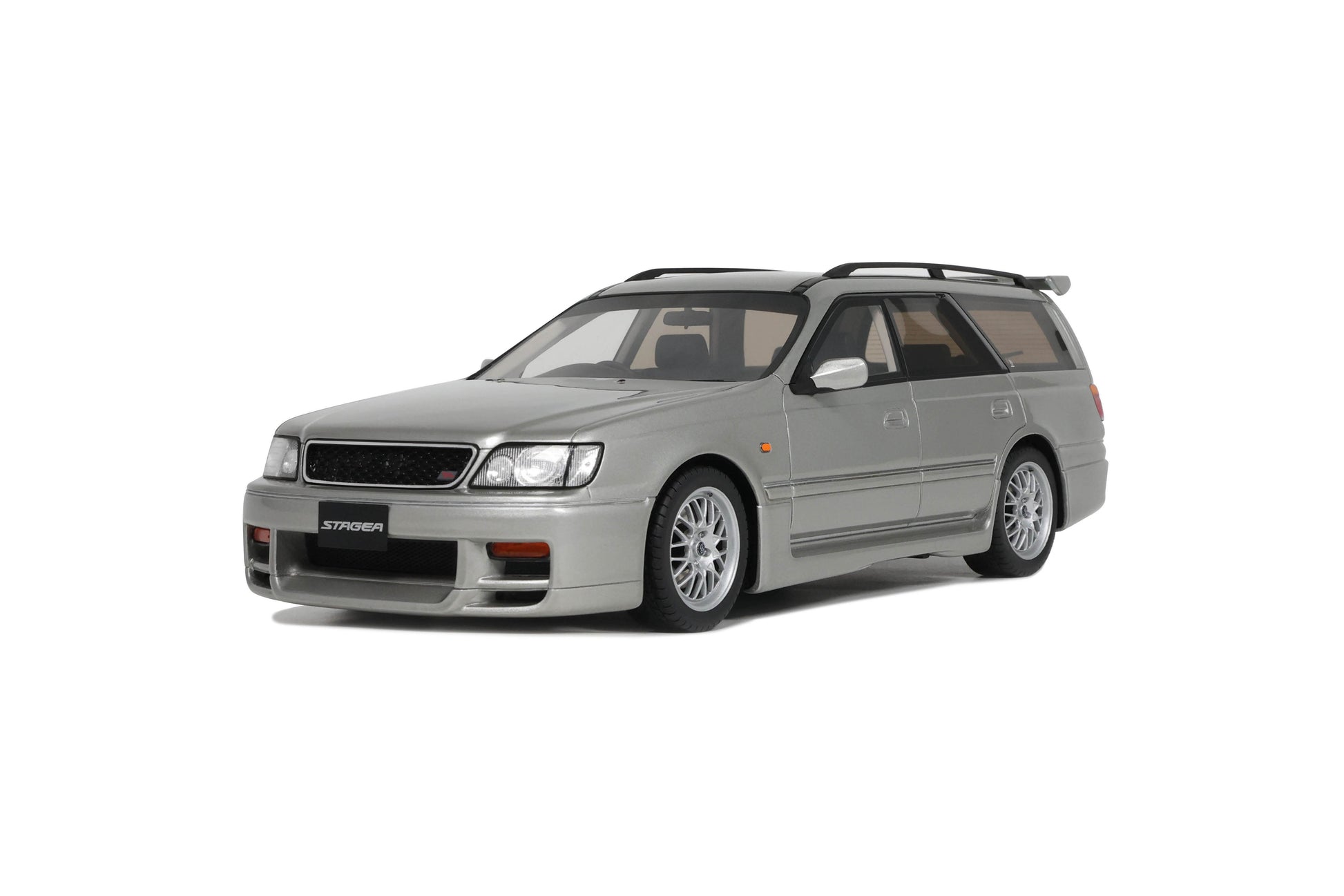 OttOmobile - Nissan Stagea Autech Version 260RS (Sonic Silver) 1:18 Scale Model Car - Jewelry image 2