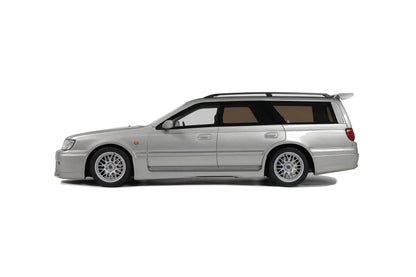 OttOmobile - Nissan Stagea Autech Version 260RS (Sonic Silver) 1:18 Scale Model Car - Jewelry image 1
