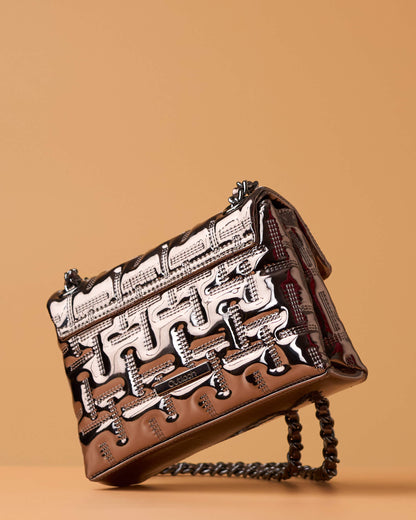 ZOYA FLAP BAG IN PLATINUM (SMALL) - Accessories image 2