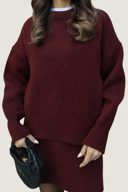 Cerise™ | Ensemble d'Hiver (Pull et Jupe Assortie) - Furniture image 2