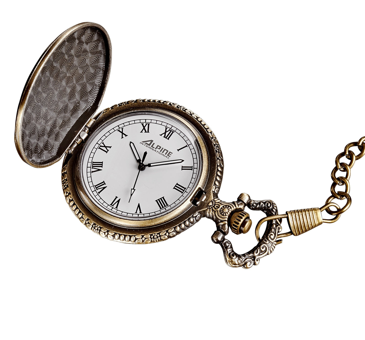 ALPINE Quartz Hunter Pocket Watch W4460 - Kitchen & Dining image 2