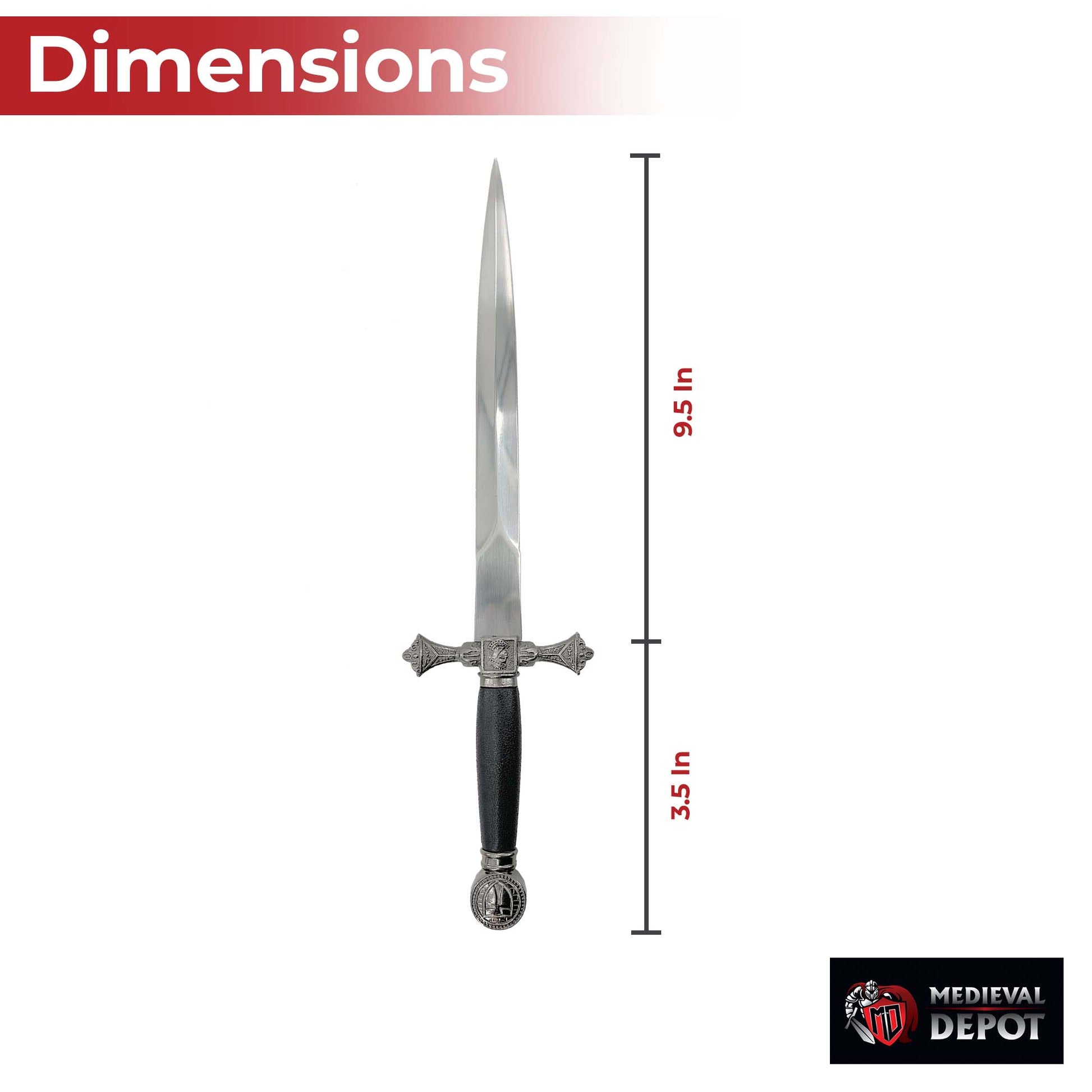 Peace Through Power Knights Templar Ceremonial Dagger - Accessories image 2
