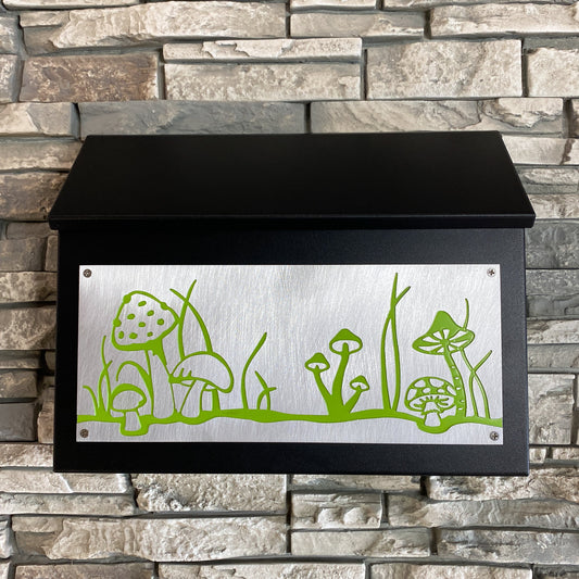 Mushroom Wall Mount Mailbox - Horizontal - Misc image 1