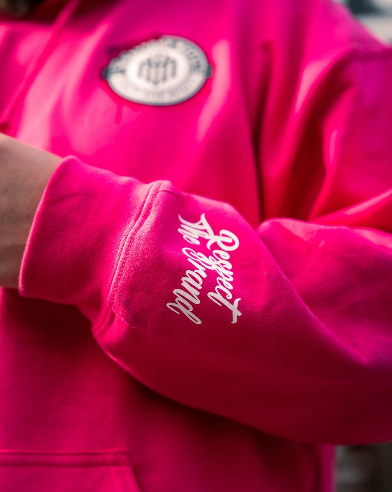 *SOLD OUT* Fluorescent Pink Wraptors x NO LIMIT Hoodie Beanie Combo - Accessories image 5