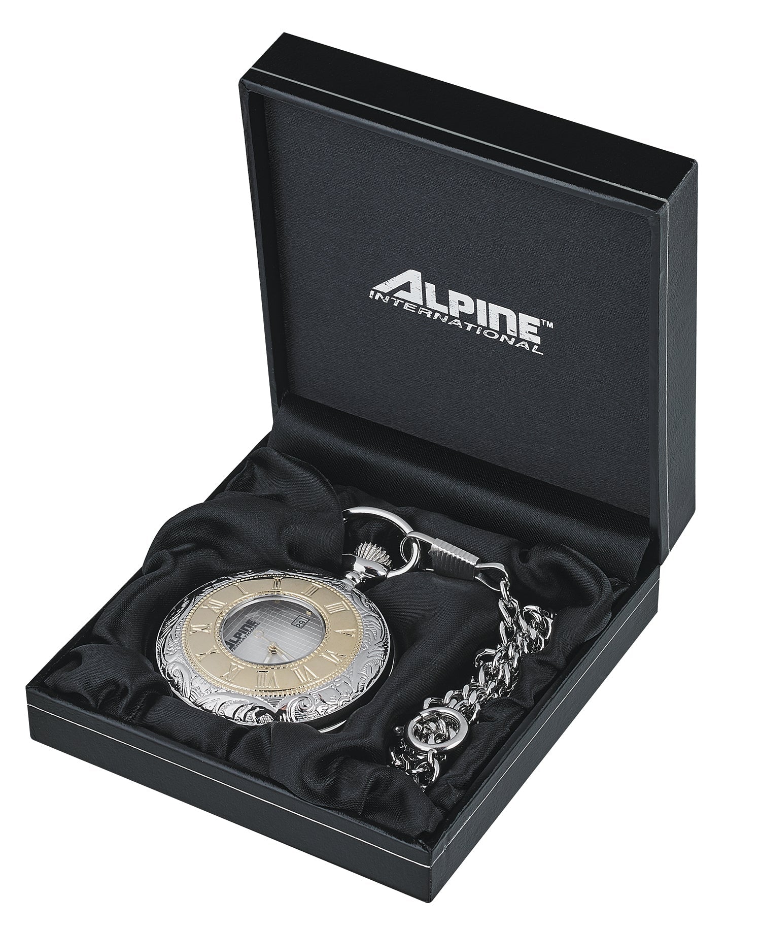 ALPINE Quartz Hunter Pocket Watch W4460 - Kitchen & Dining image 4