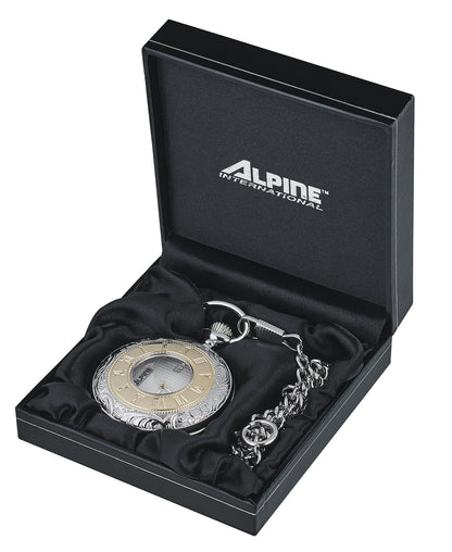 ALPINE Quartz Hunter Pocket Watch W4460 - Kitchen & Dining image 4
