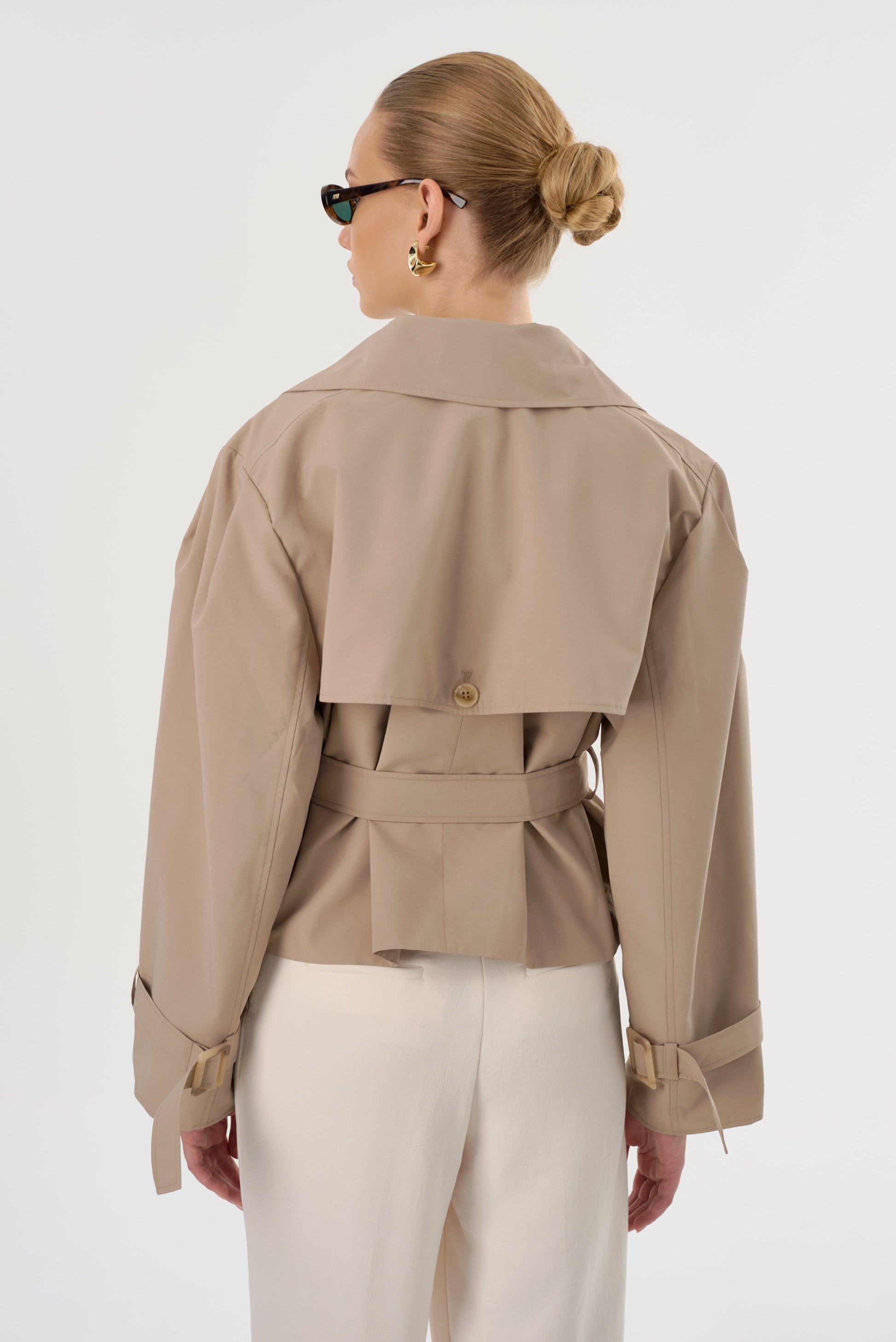 QUINN | Cropped Trench Coat - Misc image 6