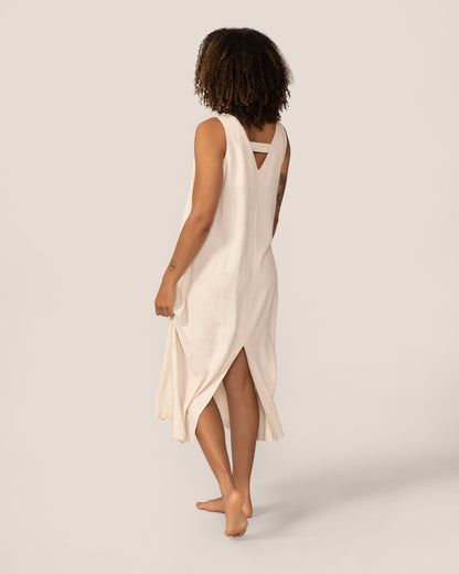 Maxi Linen Dress in Natural - Misc image 2