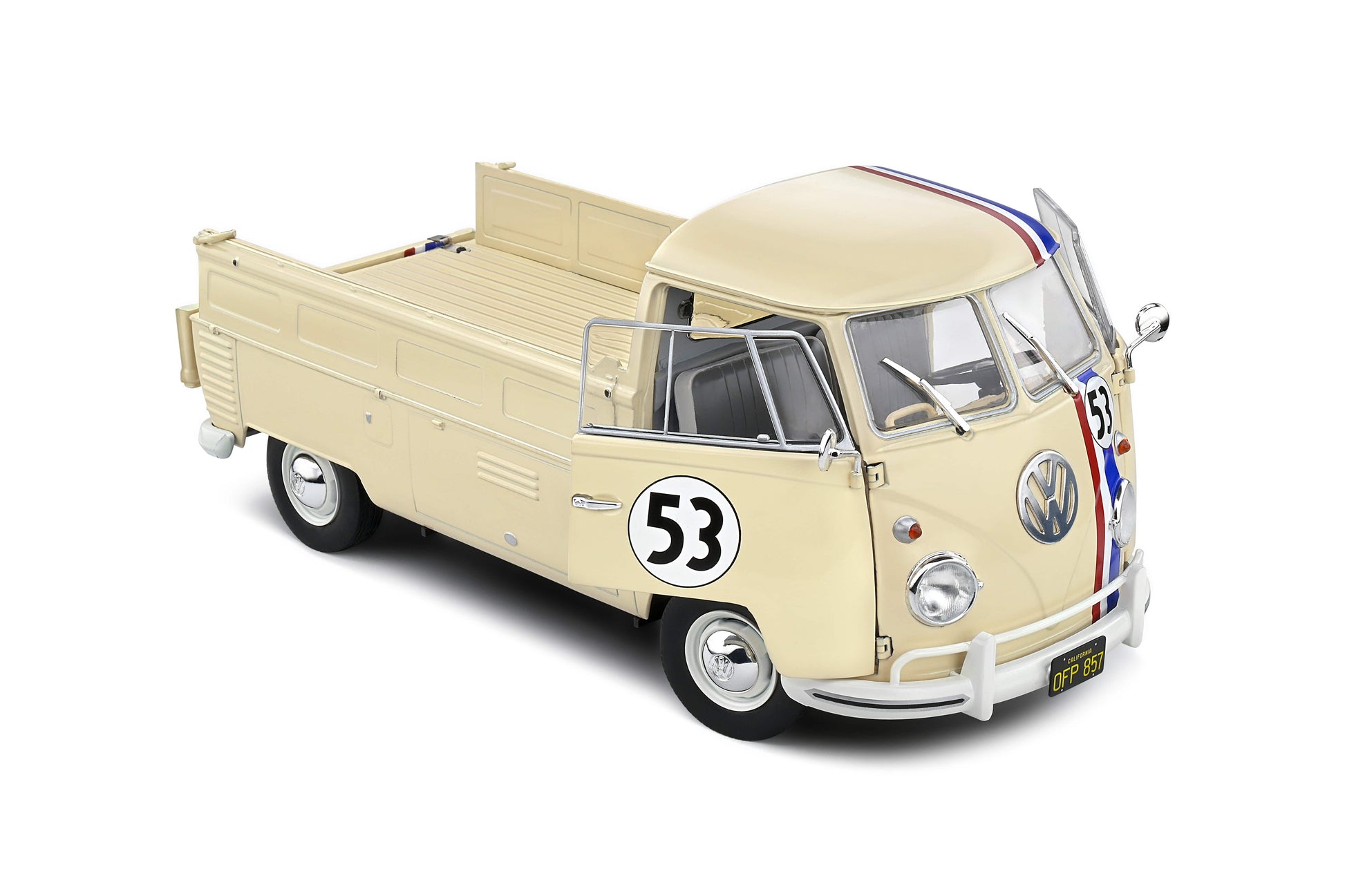 Solido - Volkswagen Transporter (T1) Pick-Up (Herbie) 1:18 Scale Model Car - Kitchen & Dining image 7
