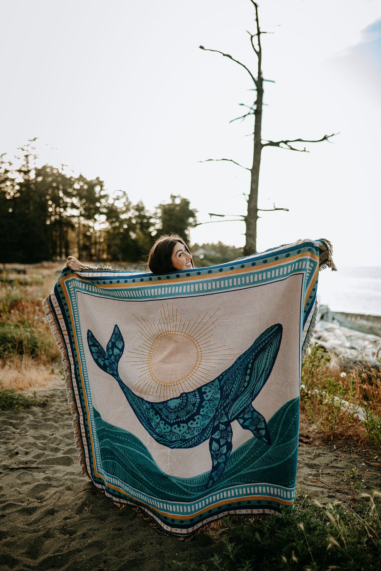 Sunrise Humpback 2.0 Woven Blanket 100% Cotton - Misc image 7