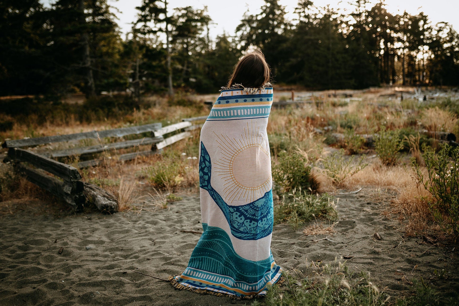 Sunrise Humpback 2.0 Woven Blanket 100% Cotton - Misc image 5