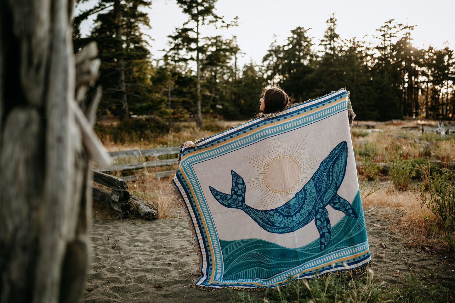 Sunrise Humpback 2.0 Woven Blanket 100% Cotton - Misc image 4