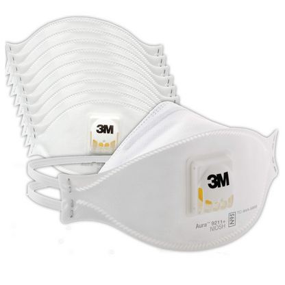 3M Aura N95 Disposable Respirator with Cool Flow Valve - 10 Pack - Furniture image 1