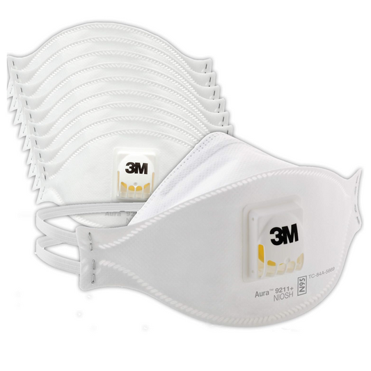 3M Aura N95 Disposable Respirator with Cool Flow Valve - 10 Pack - Furniture image 1